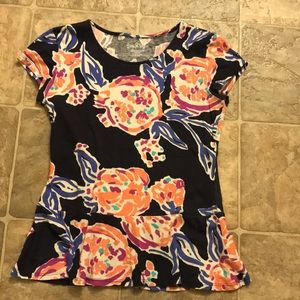 Lilly Pulitzer XS Peplum Top